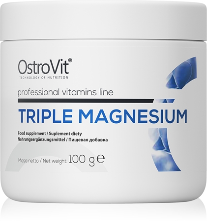OstroVit Triple Magnesium proszek do regeneracji mięśni i prawidłowego stanu zębów