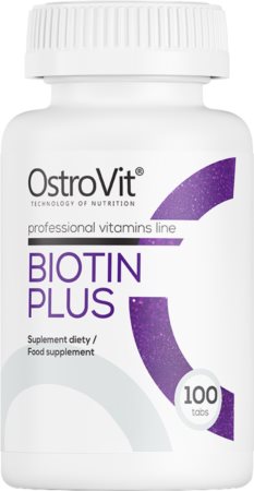 OstroVit Biotyna Plus suplement diety na włosy, skórę i paznokcie