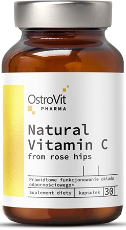 OstroVit Natural Vitamin C from rose hips kapsułki z witaminą C