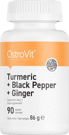OstroVit Kurkumina + Czarny Pieprz + Imbir wspomaganie trawienia
