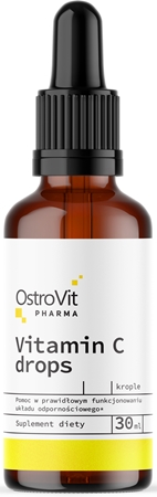 OstroVit Vitamin C drops suplement diety z witaminą C