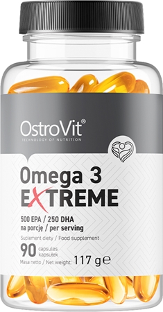 OstroVit Omega 3 Extreme kapsułki miękkie do prawidłowego funkcjonowania serca i mózgu