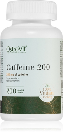 OstroVit Kofeina 200 tabletki z kofeiną