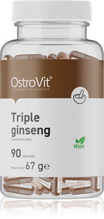 OstroVit Triple Ginseng wsparcie koncentracji i sprawności umysłowej