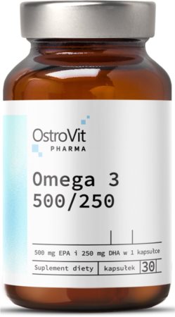 OstroVit Omega 3 500/250 suplement diety do prawidłowego funkcjonowania serca i mózgu
