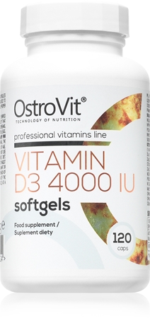 OstroVit Witamina D3 4000 IU wsparcie prawidłowych funkcji organizmu
