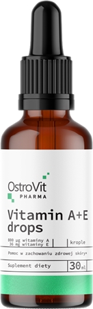 OstroVit Witamina A+E w kroplach krople na piękne włosy, skórę i paznokcie