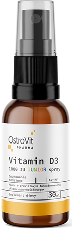 OstroVit Vitamin D3 1000 IU Junior spray spray z witaminą D
