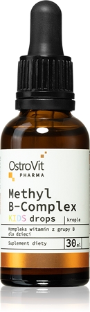 OstroVit Methyl B-Complex KIDS drops krople do wsparcia metabolizmu energetycznego