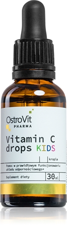 OstroVit Vitamin C drops kids krople na wsparcie układu odpornościowego