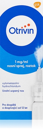 Otrivin Otrivin sprej 1mg/ml nosní sprej, roztok proti ucpanému nosu a rýmě
