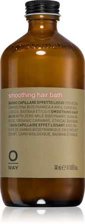 Oway Smooth+ Hair Bath kisimító sampon száraz és rakoncátlan hajra