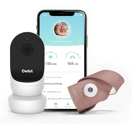 Owlet Monitor Duo Smart Sock 3 & Cam 2 sada pro miminka