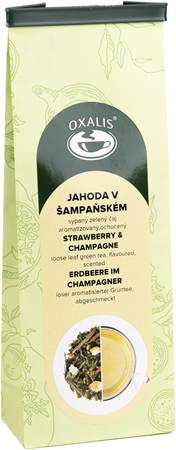 OXALIS Strawberry & Champagne grüner Tee lose