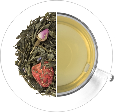 OXALIS Strawberry & Champagne grüner Tee lose