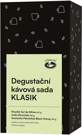 OXALIS Klasik zrnková káva degustační sada