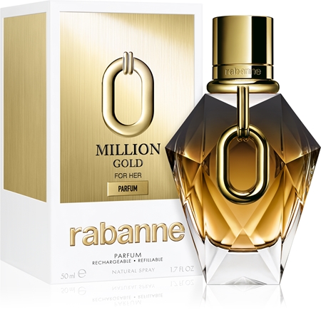 Rabanne Million Gold For Her Le Parfum perfume recargable para mujer