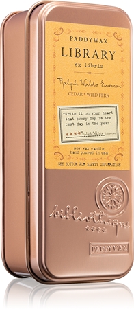 Paddywax Library Ralph Waldo Emerson vela perfumada