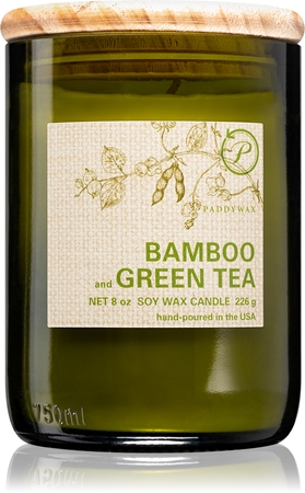 Paddywax Eco Green Bamboo & Green Tea bougie parfumée