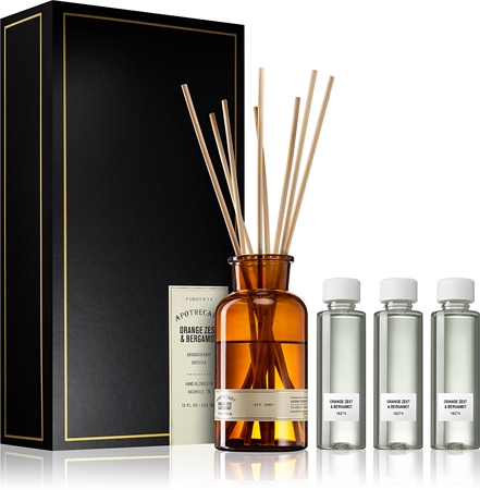 Paddywax Apothecary Orange Zest & Bergamot aróma difuzér s náplňou