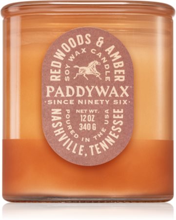Paddywax Vista Redwoods & Amber tuoksukynttilä
