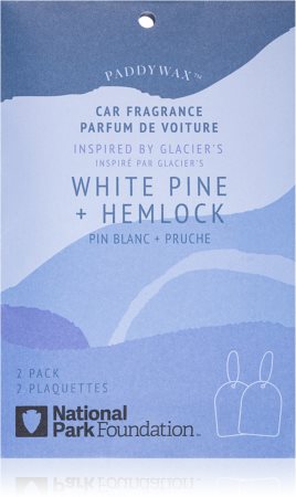 Paddywax Parks White Pine + Hemlock vôňa do auta