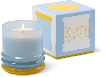 Paddywax Zesty Lemon vela perfumada com tampa