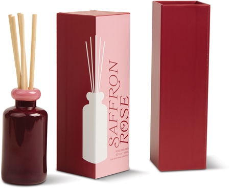 Paddywax Saffron Rose diffuseur d'huiles essentielles avec recharge