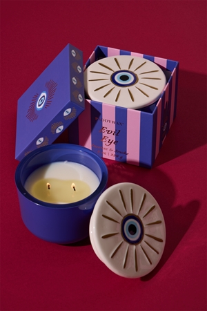 Paddywax Charmed Incense & Smoke scented candle with cap