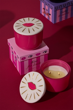 Paddywax Charmed Smoked Cherry scented candle with cap