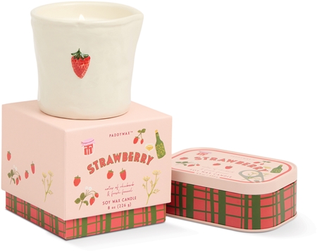 Paddywax Bistro Strawberry aromatizēta svece