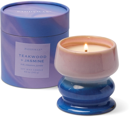 Paddywax Melt Teakwood & Jasmine aromatizēta svece no keramikas