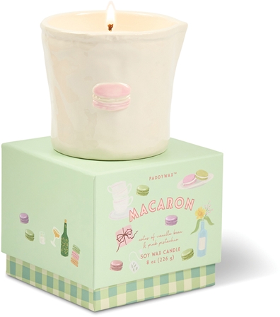 Paddywax Bistro Macaron candela profumata di ceramica
