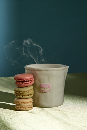 Paddywax Bistro Macaron candela profumata di ceramica