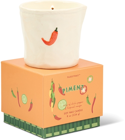 Paddywax Bistro Piment Duftkerze aus Keramik