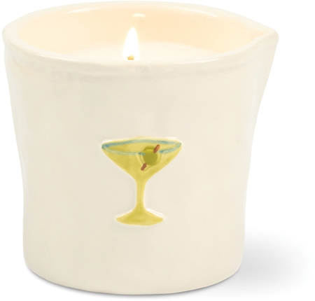 Paddywax Bistro Martini Duftkerze aus Keramik
