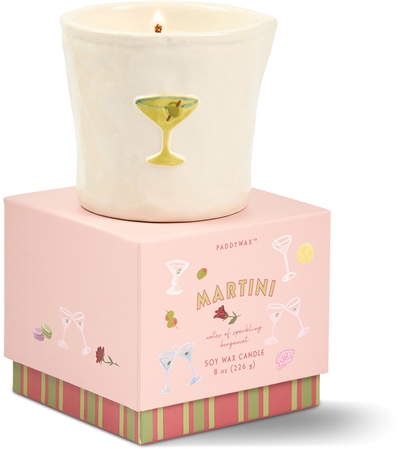 Paddywax Bistro Martini Duftkerze aus Keramik