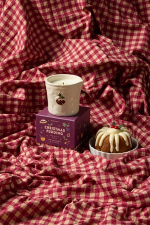 Paddywax Bistro Christmas Pudding mirisna svijeća od keramike
