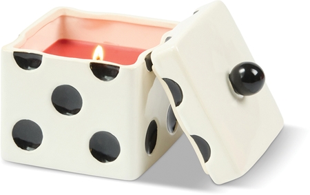 Paddywax Lucky Dice Tobacco Patchouli aromatizēta svece no keramikas