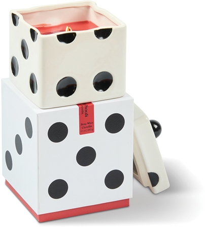 Paddywax Lucky Dice Tobacco Patchouli aromatizēta svece no keramikas