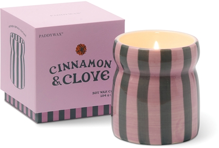 Paddywax Cabana Cinnamon & Clove scented candle ceramics