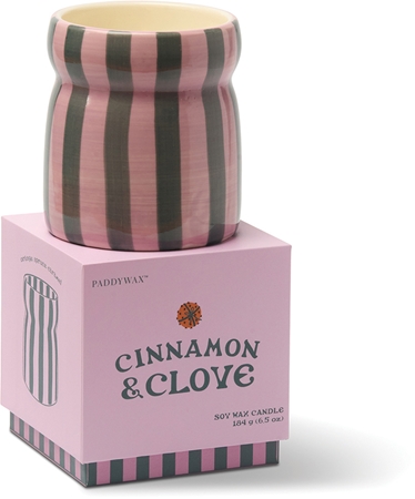 Paddywax Cabana Cinnamon & Clove scented candle ceramics