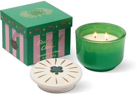 Paddywax Charmed Dandelion & Clover Duftkerze mit Deckel