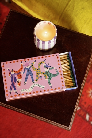 Paddywax Large Rectangle Matches Cowboy Boot šibice