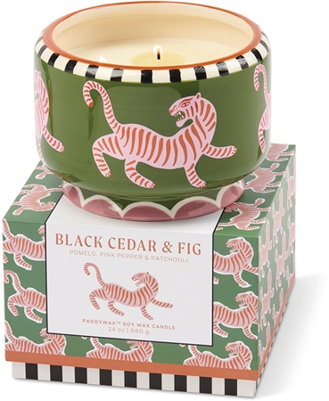 Paddywax A Dopo Tiger scented candle ceramics