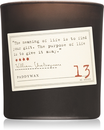 Paddywax Library William Shakespeare candela profumata