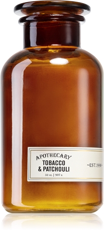 paddywax apothecary tobacco & patchouli In a luxurious amber glass vessel Paddywax Apothecary Tobacco & Patchouli