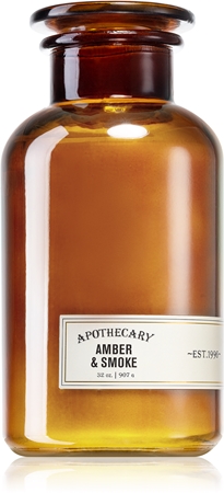 Paddywax Apothecary Amber & Smoke bougie parfumée grand format