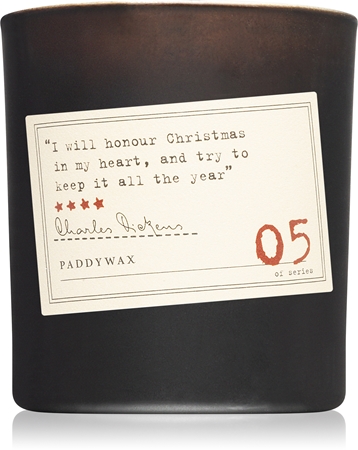 Paddywax Library Charles Dickens candela profumata