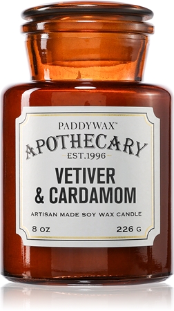 Paddywax Apothecary Vetiver & Cardamom candela profumata